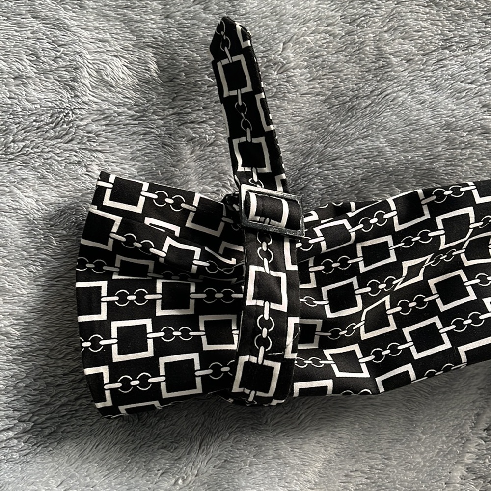 Vertigo Paris Geometric Pattern Fully Lined Belte… - image 6